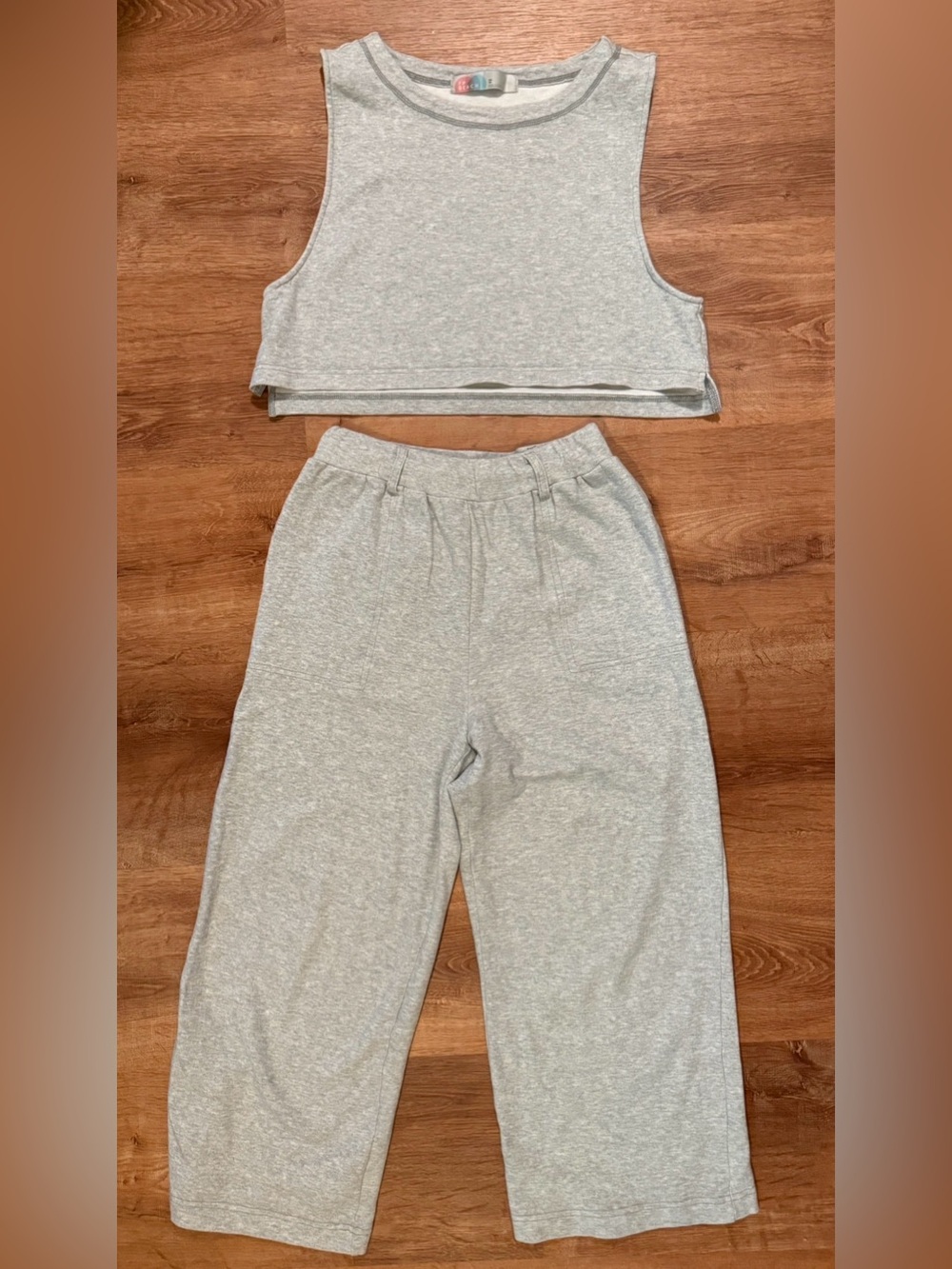 Free People Free People Beach Lounge Set-Heather Gray